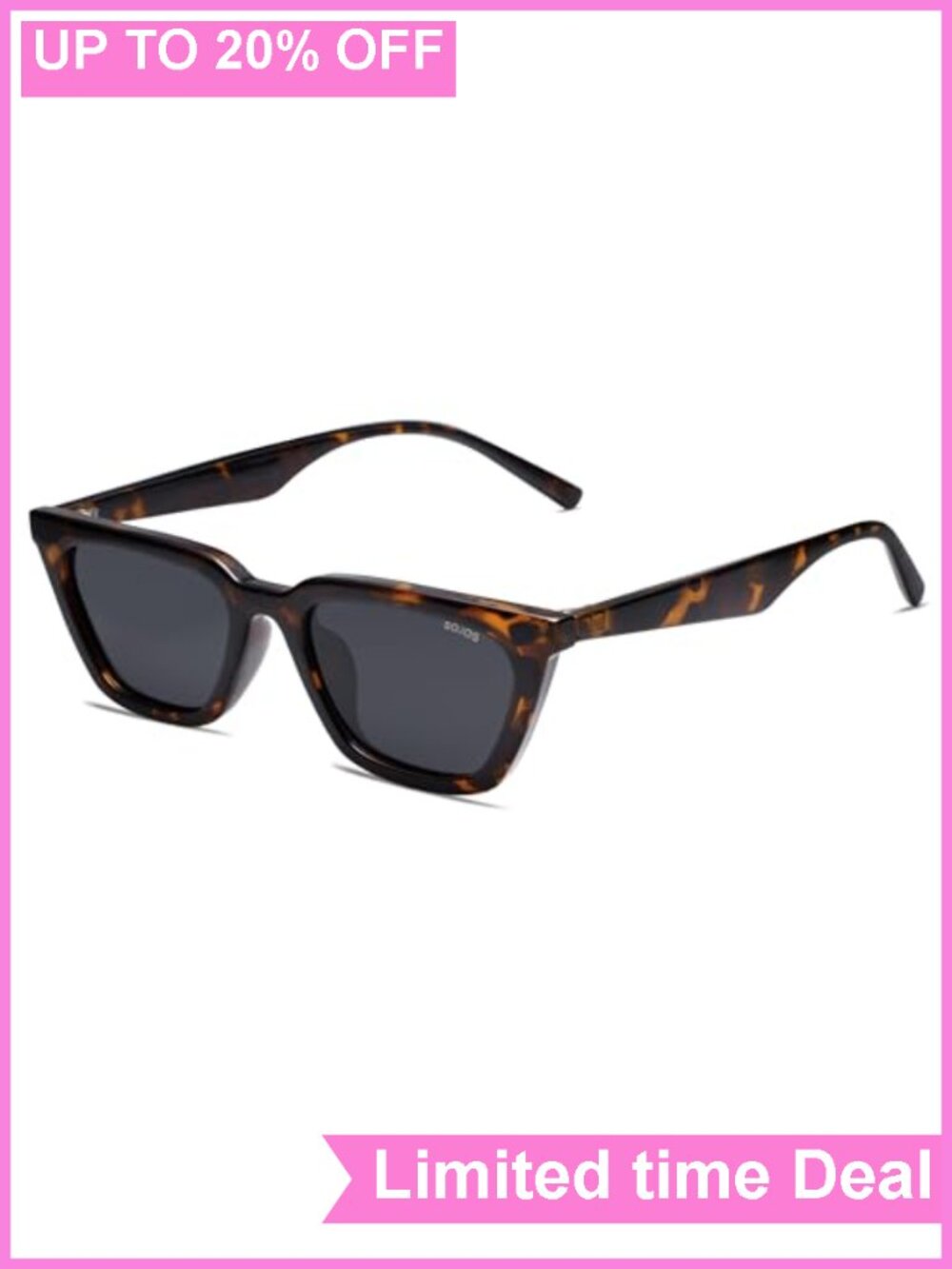 Polarized UV400 Protection Cateye Sunglasses for Women Acetate Frame Medium